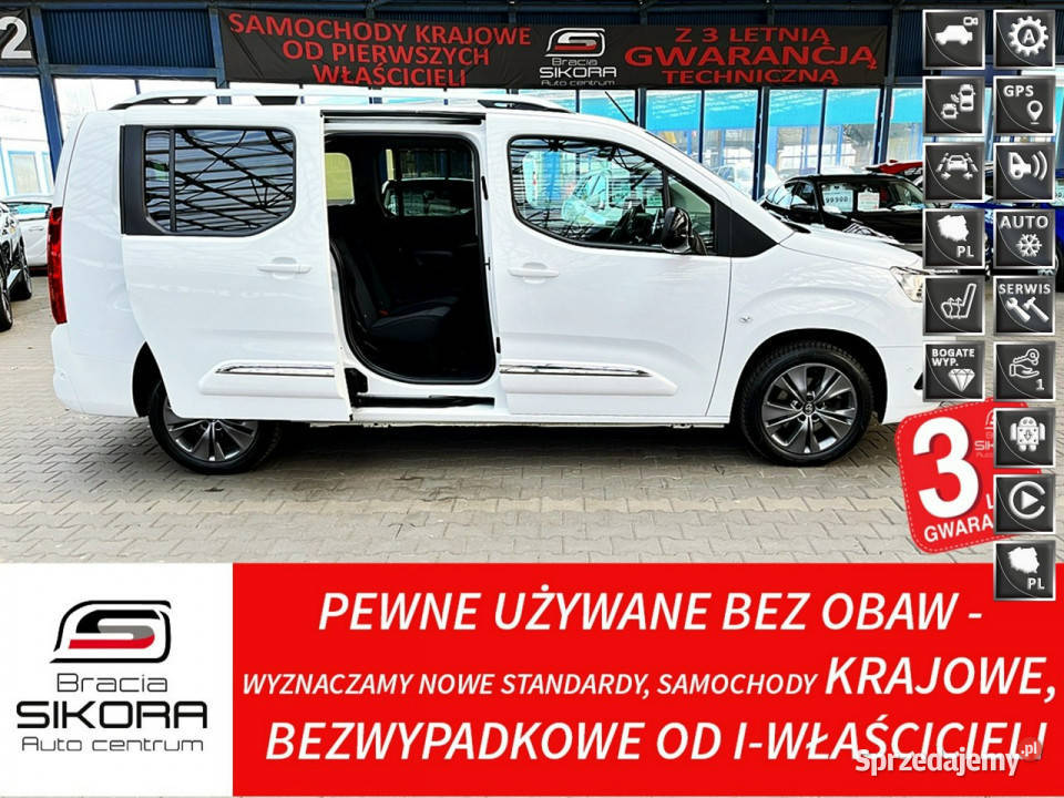 Toyota Proace City Verso AUTOMAT 7Osób LONG wielofunkcyjna kierownica Mysłowice