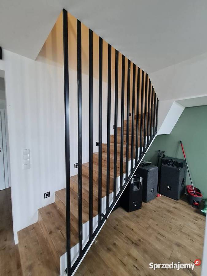 Balustrada Harfowa LOFT Lamele Stalowe pod Balustrady i barierki pomorskie Gdańsk