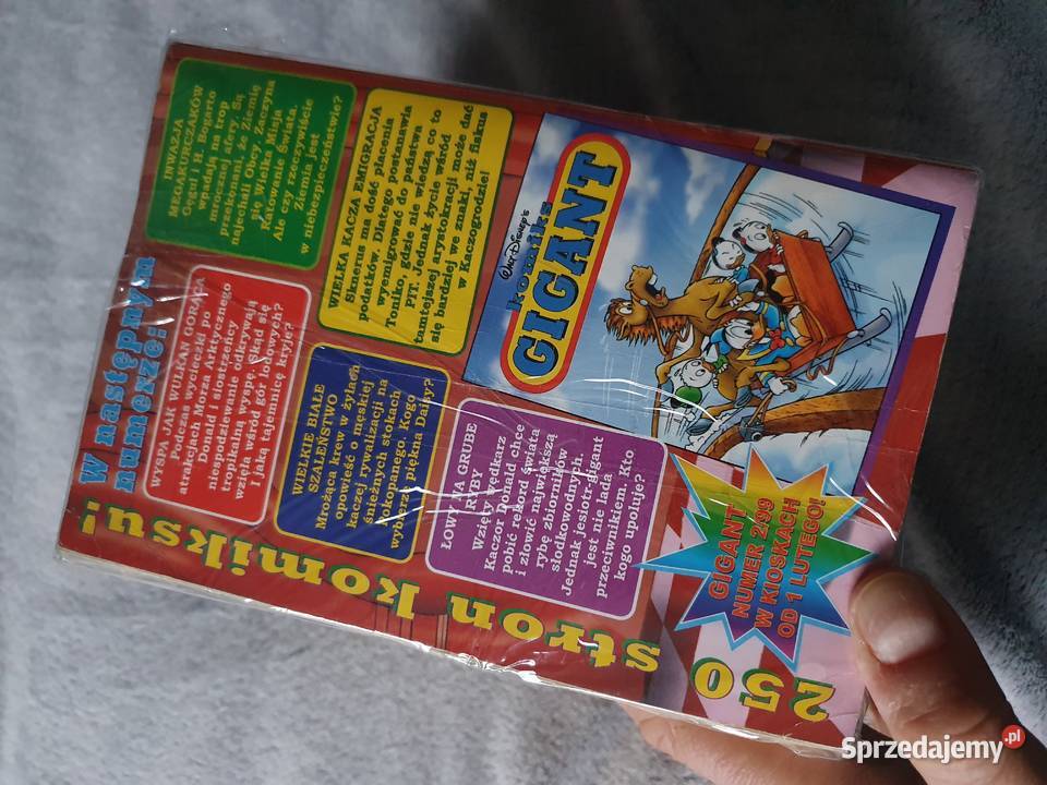 Komiks Gigant komplet 12 tomów rocznik 1999 stan pomorskie Gdynia