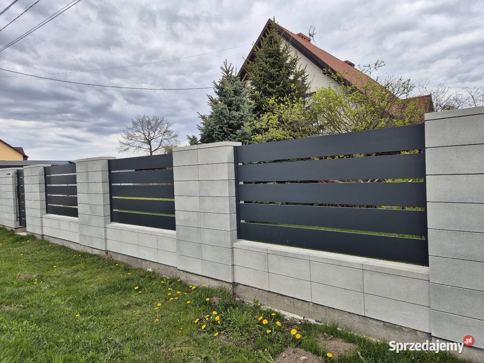 Bloczek ogrodzeniowy JONIEC Roma Horizon biały