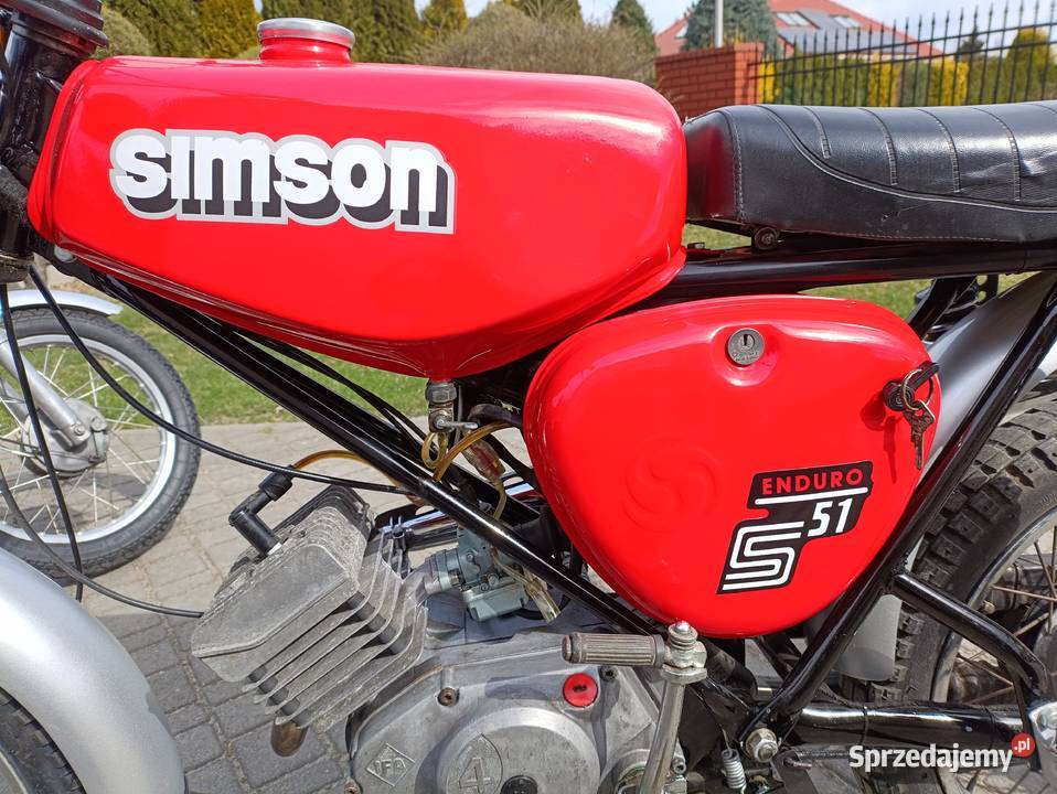 Simson S51 Enduro 1988r Ducati Energia 11000km łódzkie Sieradz