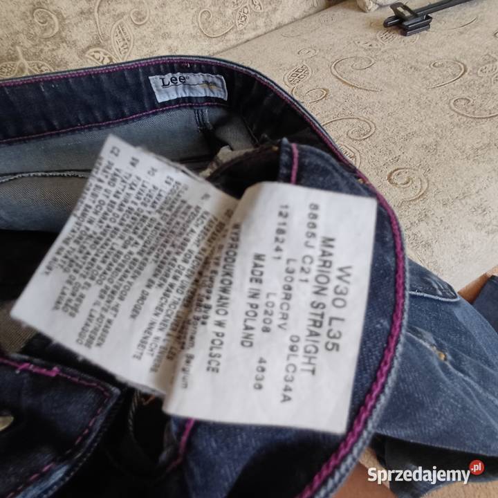 Spodnie LEE jeansowe W30 L35 Rozmiar 40(L) łódzkie Sieradz