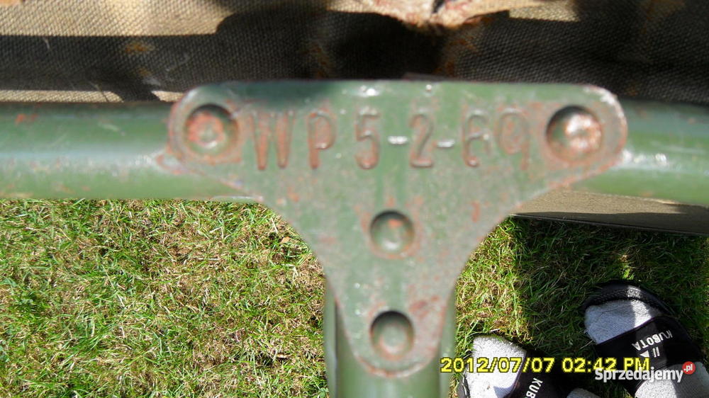 ŁÓŻKO polowe żołnierza WP ZABYTEK Łódź