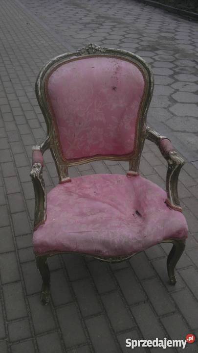 Stary fotel Ludwik do renowacji pomorskie Gdańsk