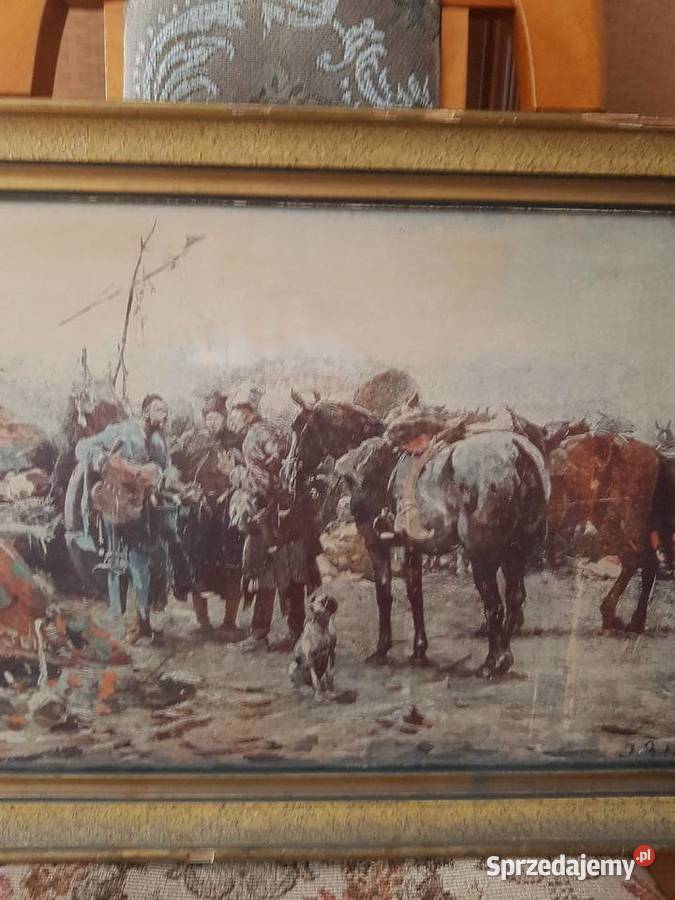 Stary obrazek Jarmark na Podolu inny kolor Katowice