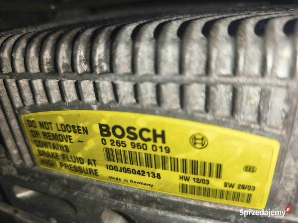 Pompa hamulcowa Bosch SBC Mercedes W211 W219 Kamień Pomorski sprzedam