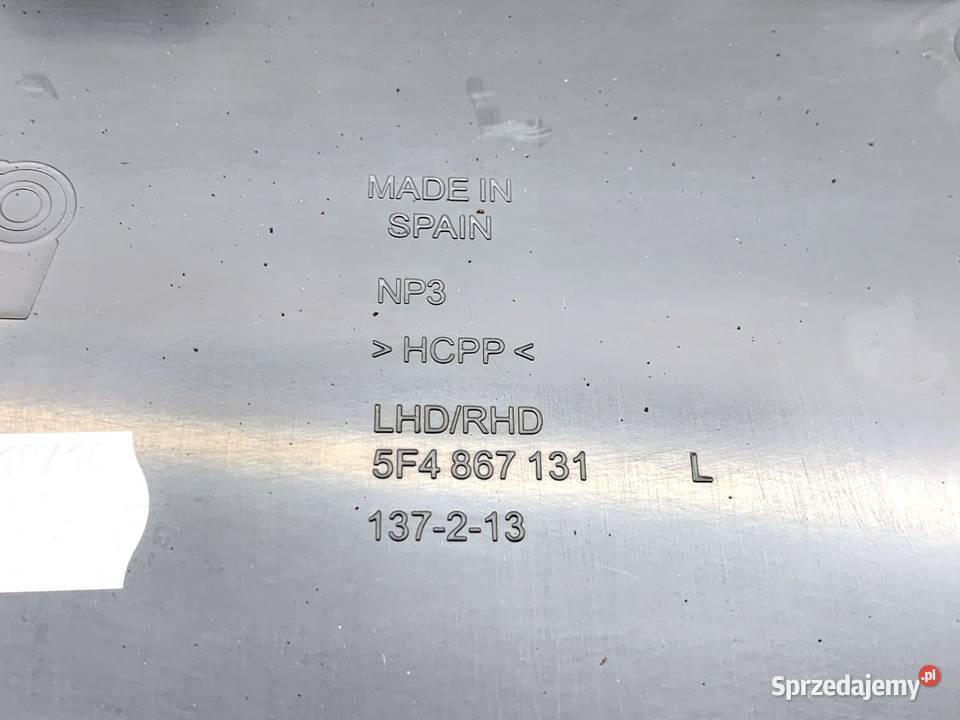 BOCZEK DRZWI LEWY PRZÓD SEAT LEON III Hatchback