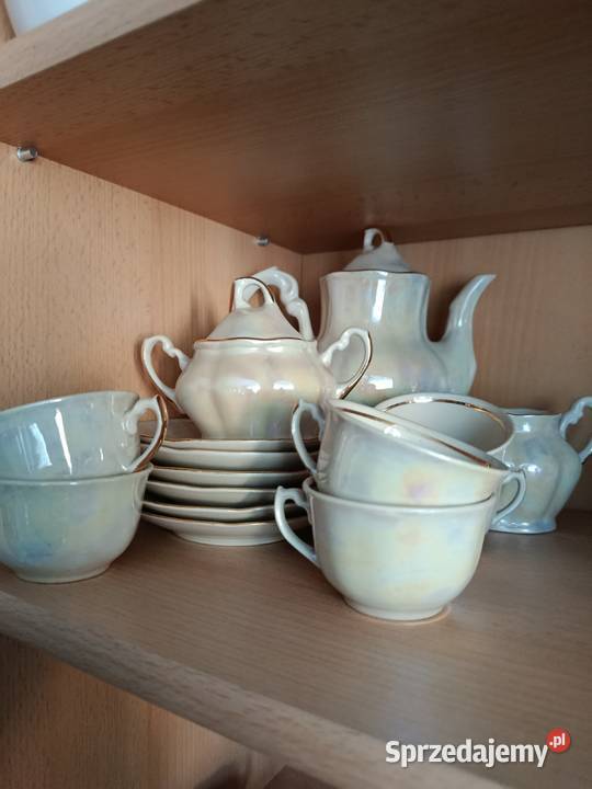Zestaw porcelanowy Chodzież iryzowany zachodniopomorskie Choszczno