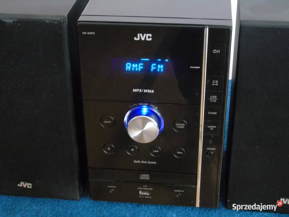 Wieża JVC CAUXG395 CD USB mp3 kolumny WYSYŁKA Wieże i miniwieże