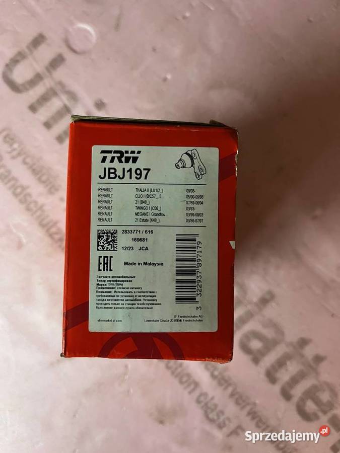 sworzeń wachacza renault megane scenic Orzesze