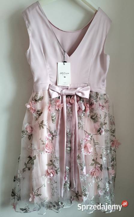 MOHITO 40L sukienka RÓŻ halka tiul organza mazowieckie sprzedam