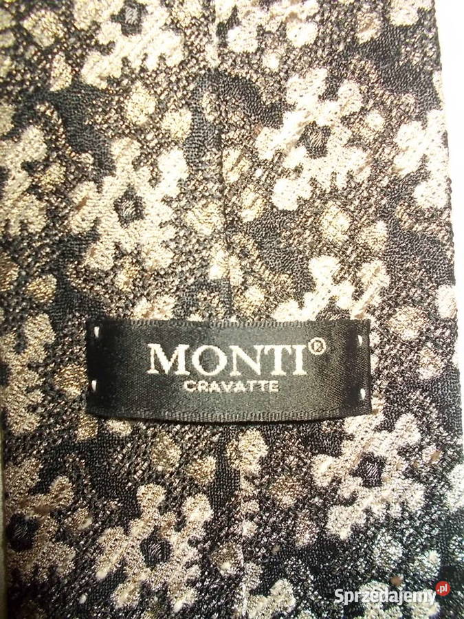 Krawat MONTIwłoski100 jedwab wielkopolskie Poznań