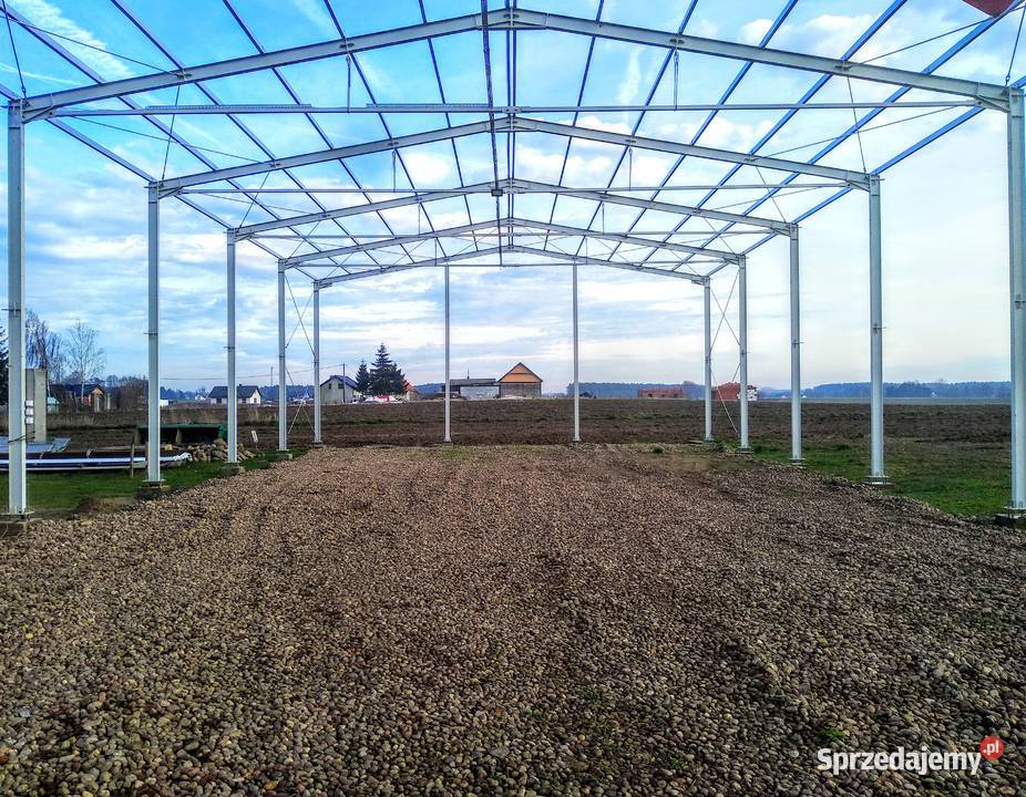 Nowa hala 12x20 konstrukcja stalowa ocynkowana z Skulsk