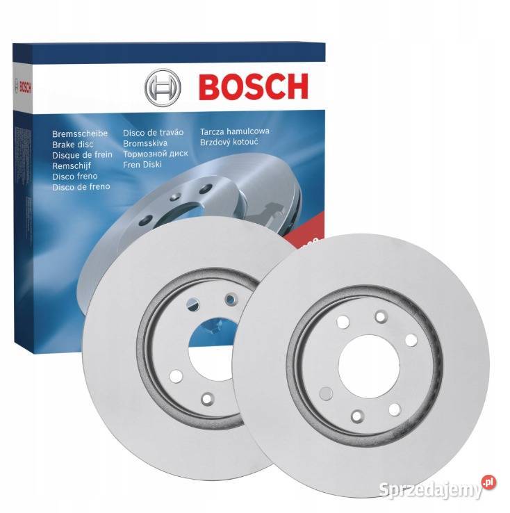 2 Tarcze hamulcowe 283 mm Przód Bosch 0 986 478 Zawadzkie