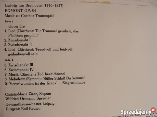 Klasyka LUDVIG VAN BEETHOVEN płyta Synfonii Żary