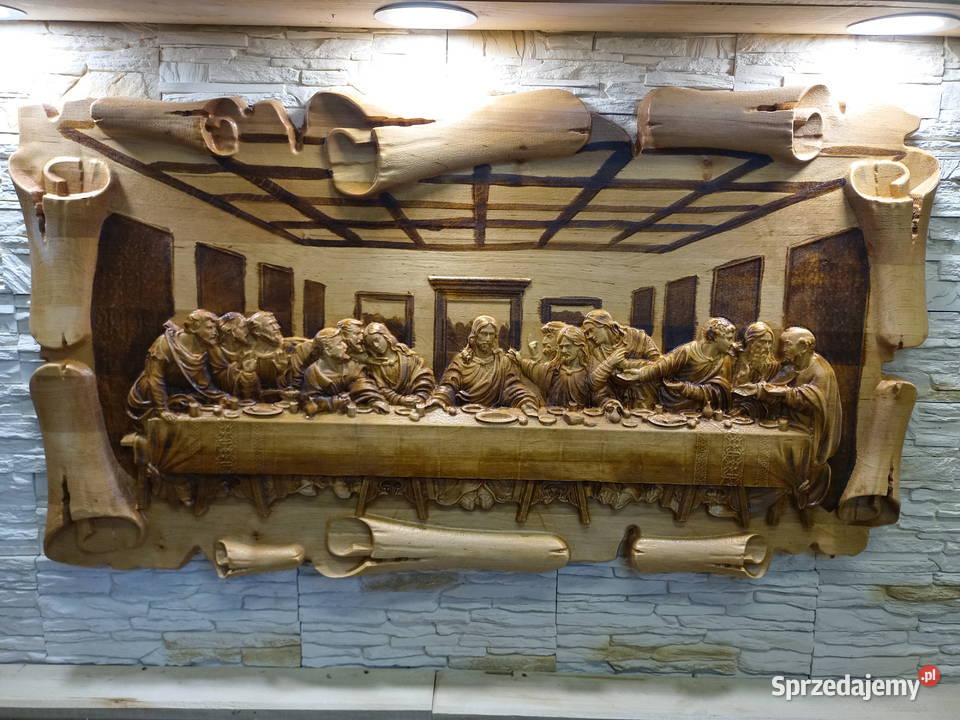 Ostatnia Wieczerza Plaskorzezba Drewno Młyny