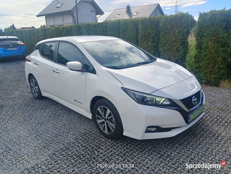 Nissan Leaf 40kWh Tekna VAT 23 Rok produkcji 2018 Oświęcim