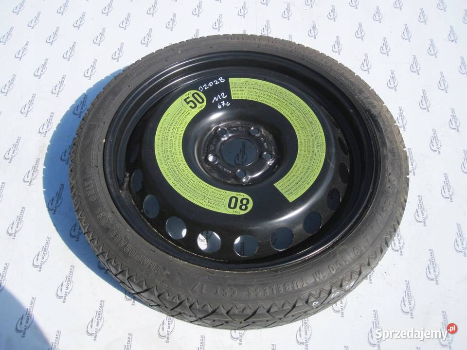 AUDI A4 B8 koło dojazdowe 1257019 100M 5x112