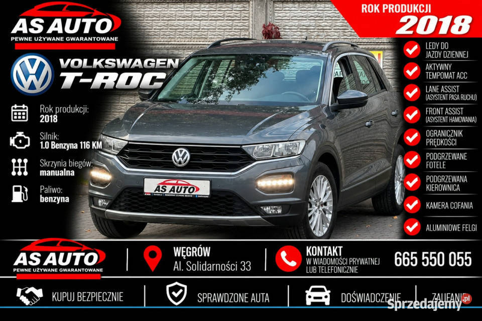 Volkswagen TRoc 10T 116 116KM Węgrów