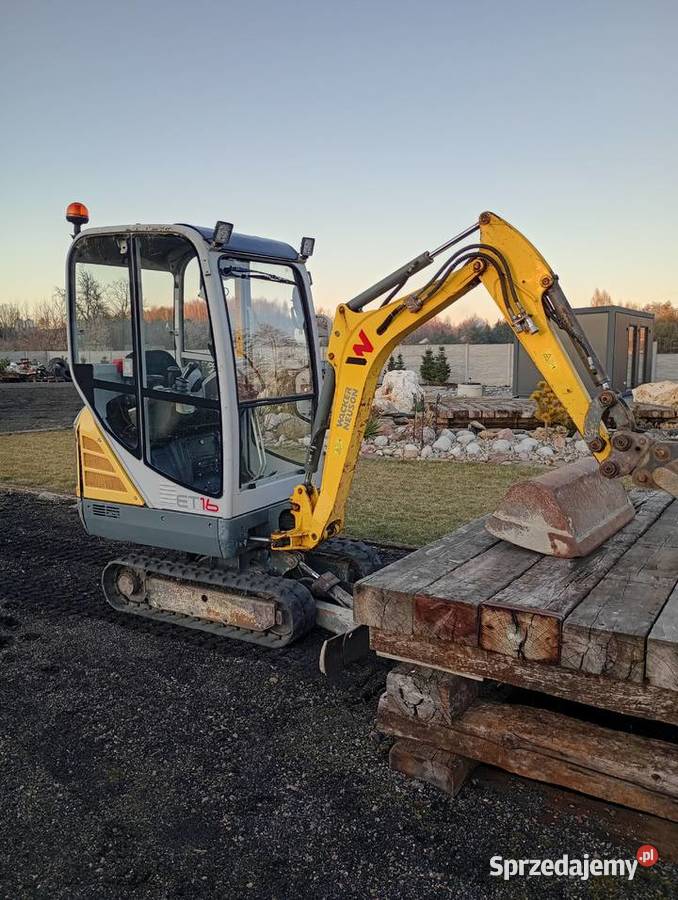 Mini koparka Wacker Neuson ET16 z 2017r świętokrzyskie Sędziszów sprzedam