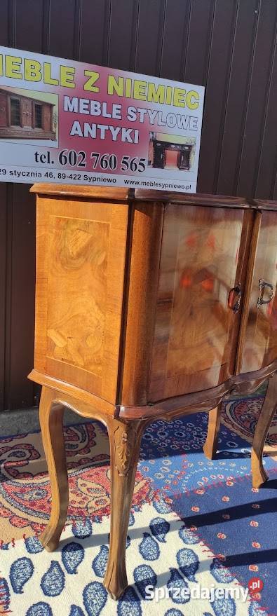 Klasyczna komoda włoska barokowa intarsjonowana Sypniewo