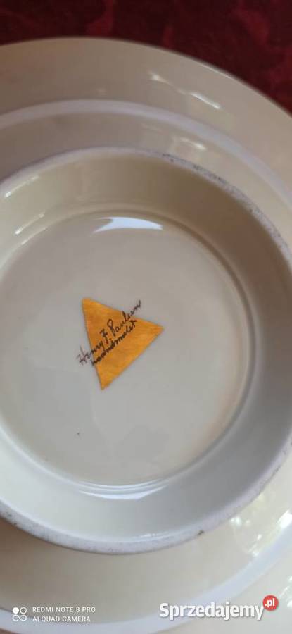 Niezwykła Elegancka patera Ręcznie zdobiona Gdańsk