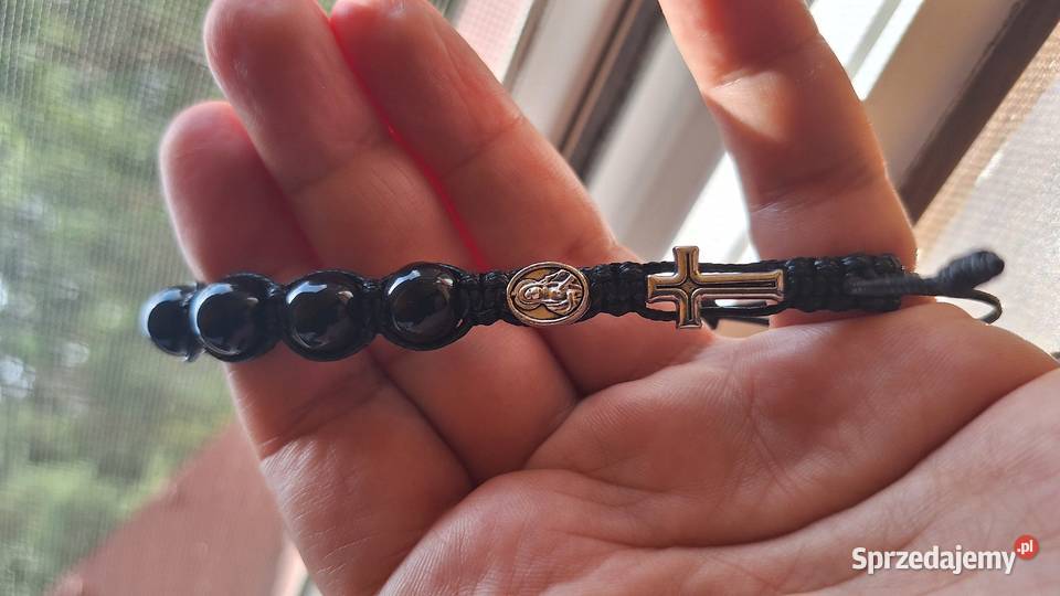 Różaniec mocna dziesiątka na rękę krzyżyk i mazowieckie Legionowo