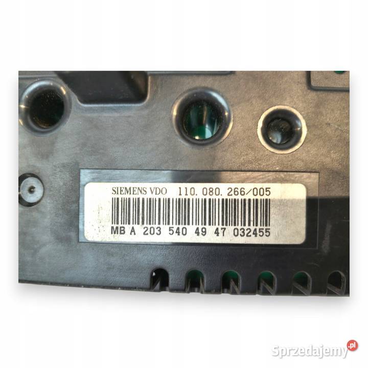 LICZNIK ZEGARY A2035404947 Mercedes W203 22 27 osobowe Chełm
