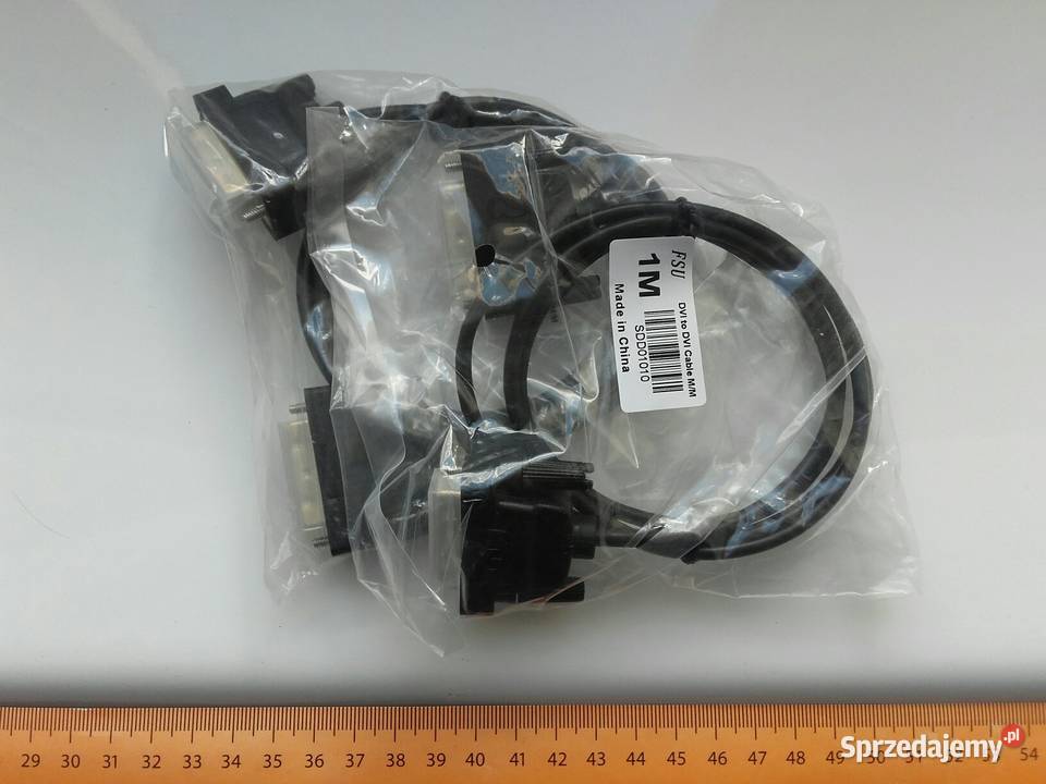 Kabel DVIDVI 1m kolor czarny NOWY w woreczku 241 kujawsko-pomorskie Bydgoszcz