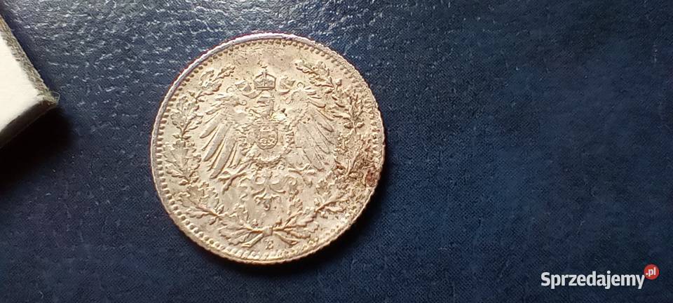 Stare monety 12 marki 1915 E Niemcy srebro Numizmatyka podkarpackie Lesko