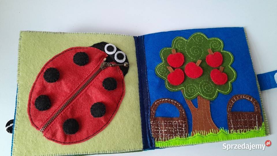 Książka sensoryczna quiet book handmade