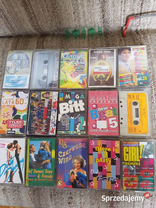 Zestaw 120 kaset magnetofonowych różni wykonawcy kaseta małopolskie Kraków