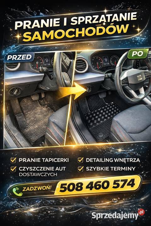 Pranie sprzątanie samochodów osobowych i Kobyłczyce