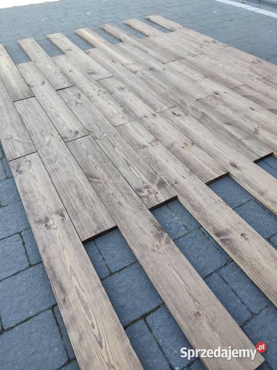 Deska ścienna szczotkowana Naturalne drewno