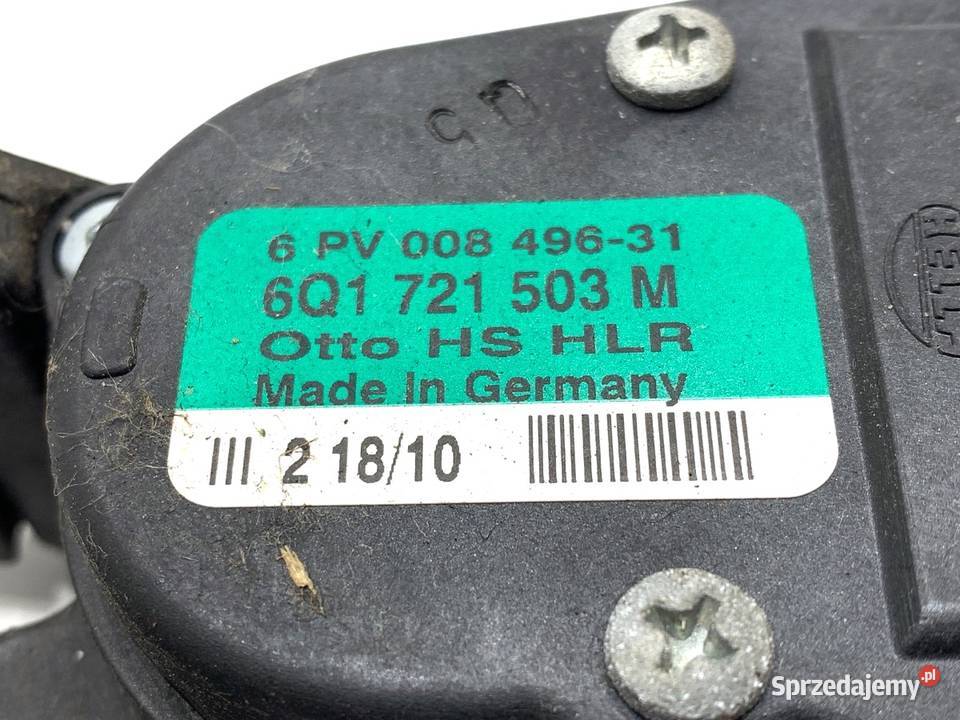 POTENCJOMETR GAZU VW POLO V 6Q1721503M 12 75 sprzedam