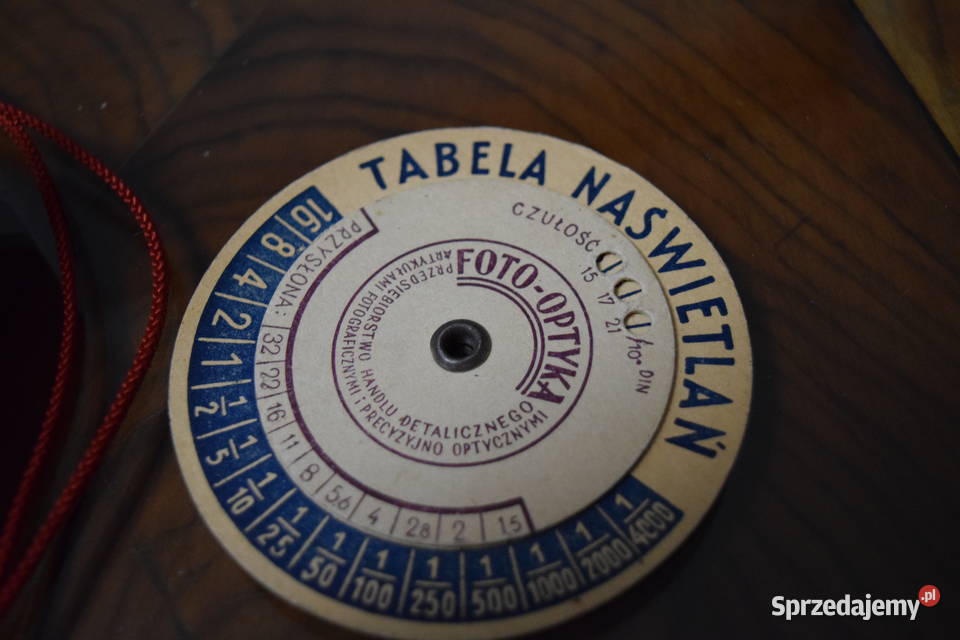 Zabytkowy światłomierz WERRALUX Tabela mazowieckie Piaseczno