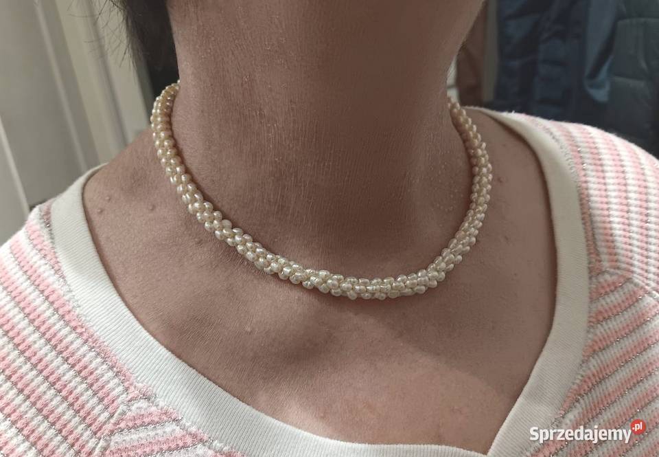 Zestaw Srebro Biżuteria Perła Słodkowodna Ryż opolskie Opole