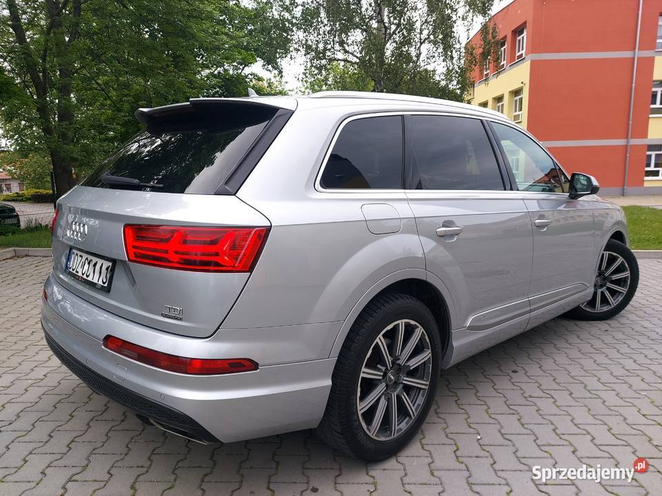 Audi Q7 S Line Quattro Salon Piękny Rejestracja światła LED Dzierżoniów