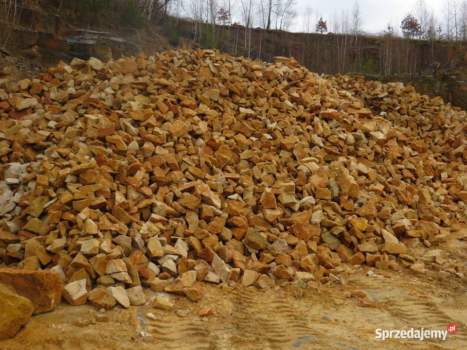 kamień na skarpy stawu do murowania na mury Radomsko