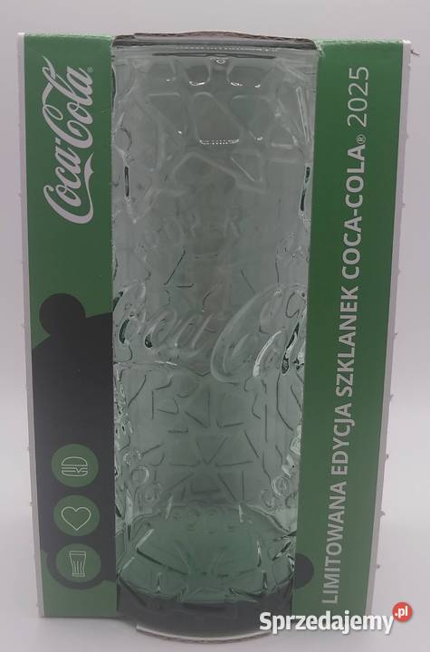 Szklanka CocaCola Limitowana Edycja 2025 Zielony sprzedam