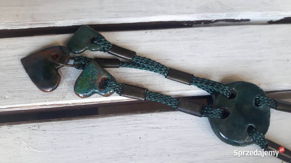 Naszyjnik ceramiczny ręcznie wykonany