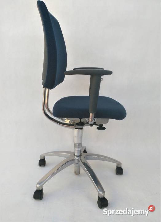 Krzesło biurowe obrotowe DRABERT granatowe Biuro Leszno