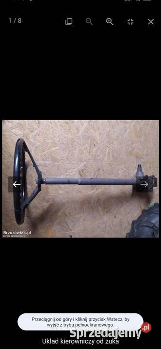 Układ kierowniczy żuka Lubatówka