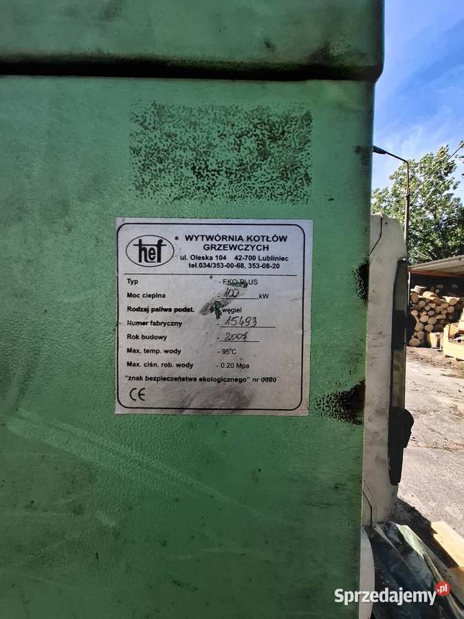 Piec na ekogroszek z podajnikiem Wałcz sprzedam