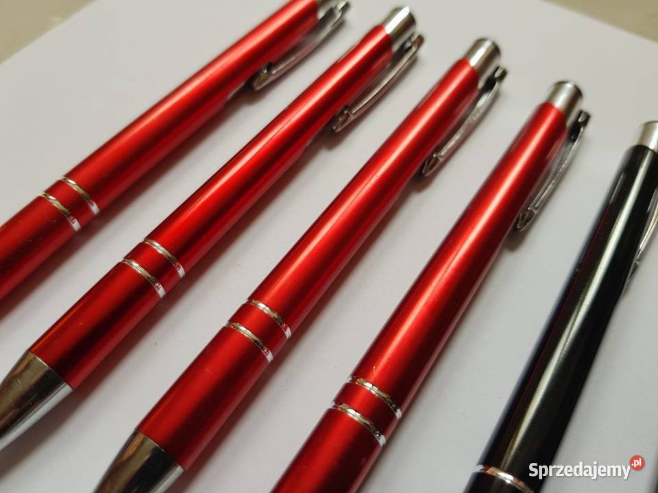 komplet metalowych długopisów elegancki szkolny Kielce