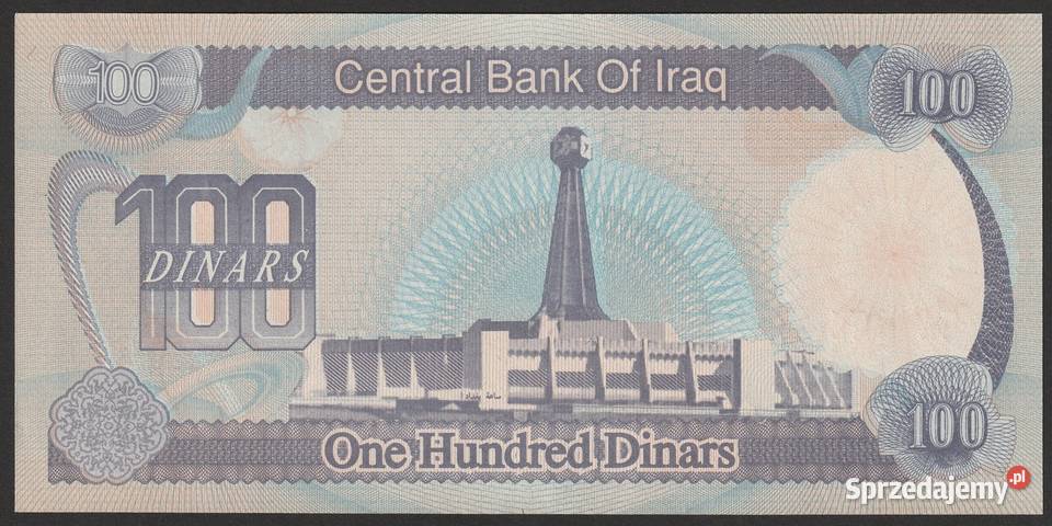 IRAK 100 DINAR 1994 SADDAM STAN UNC łódzkie Łódź