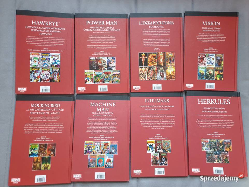 Superbohaterowie Marvela 8 tomów Superbohaterowie Komiksy pomorskie Gdynia