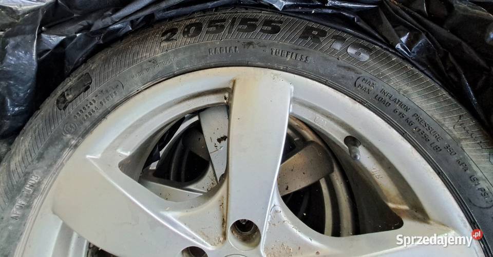 Koła alumiowe zimowe 20555R16 opony niemieckie Kobylany