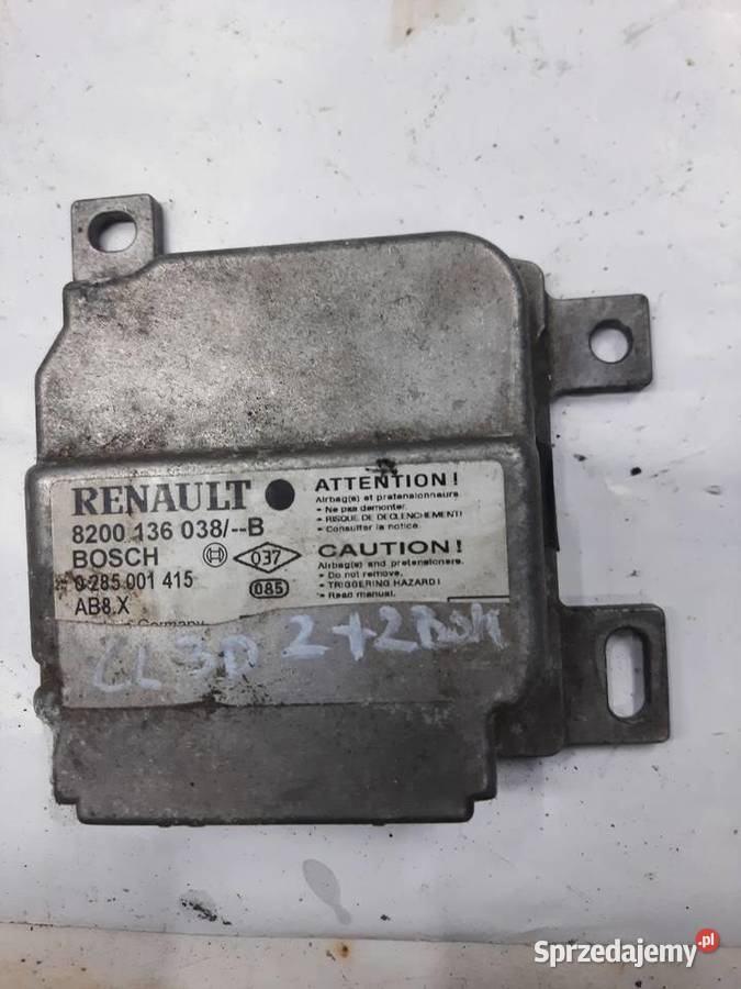 Renault 8200136038 Sensor moduł sterownik Ksawerów
