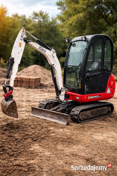 Usługi minikoparką mazowieckie Łąck usługi budowlane